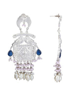 Joban Fashion Women Handcrafted Silver Tone Earrings | Grab2Buy