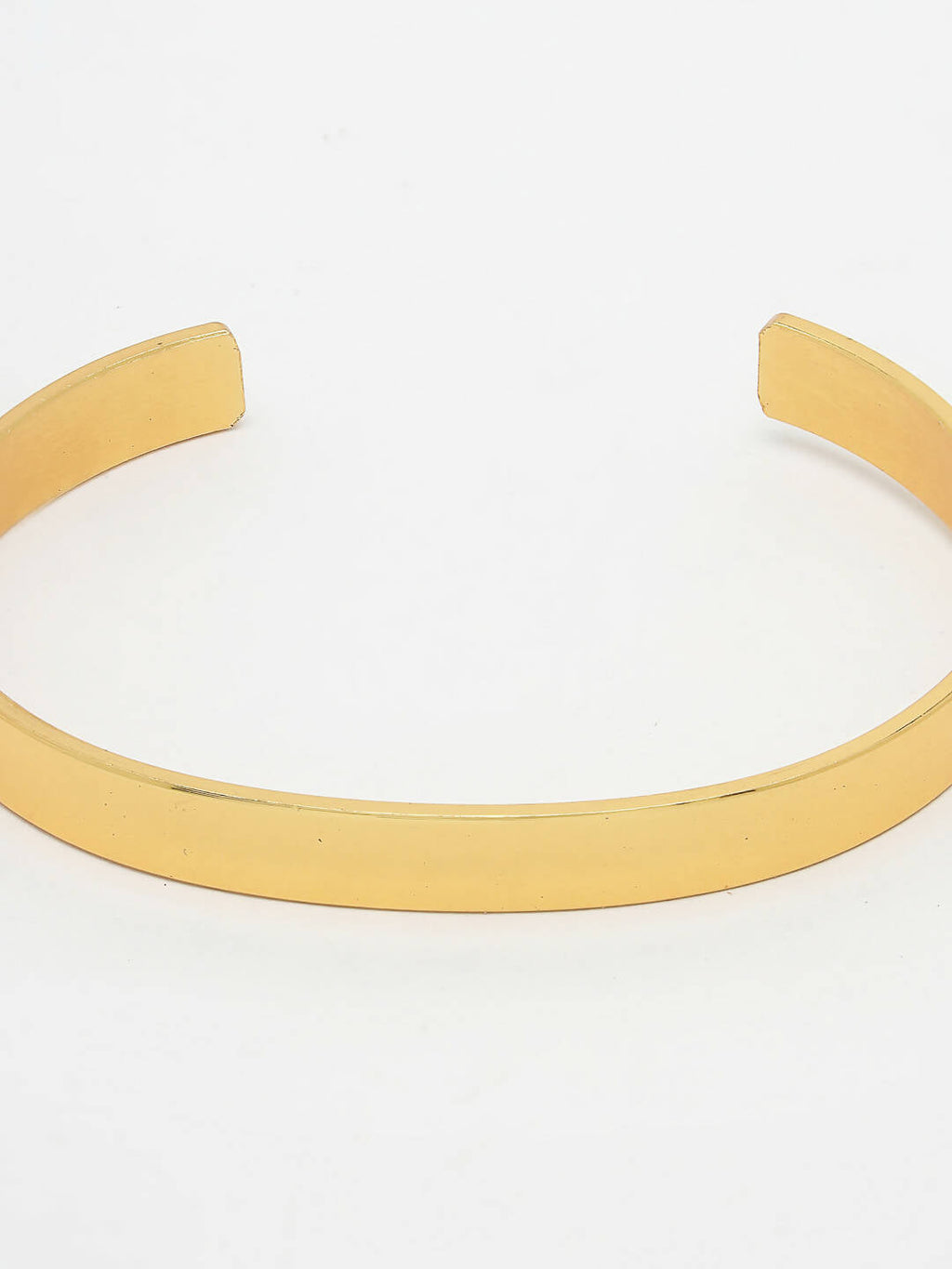 NVR Men Gold Stainless Steel Cuff Bracelet | Grab2Buy