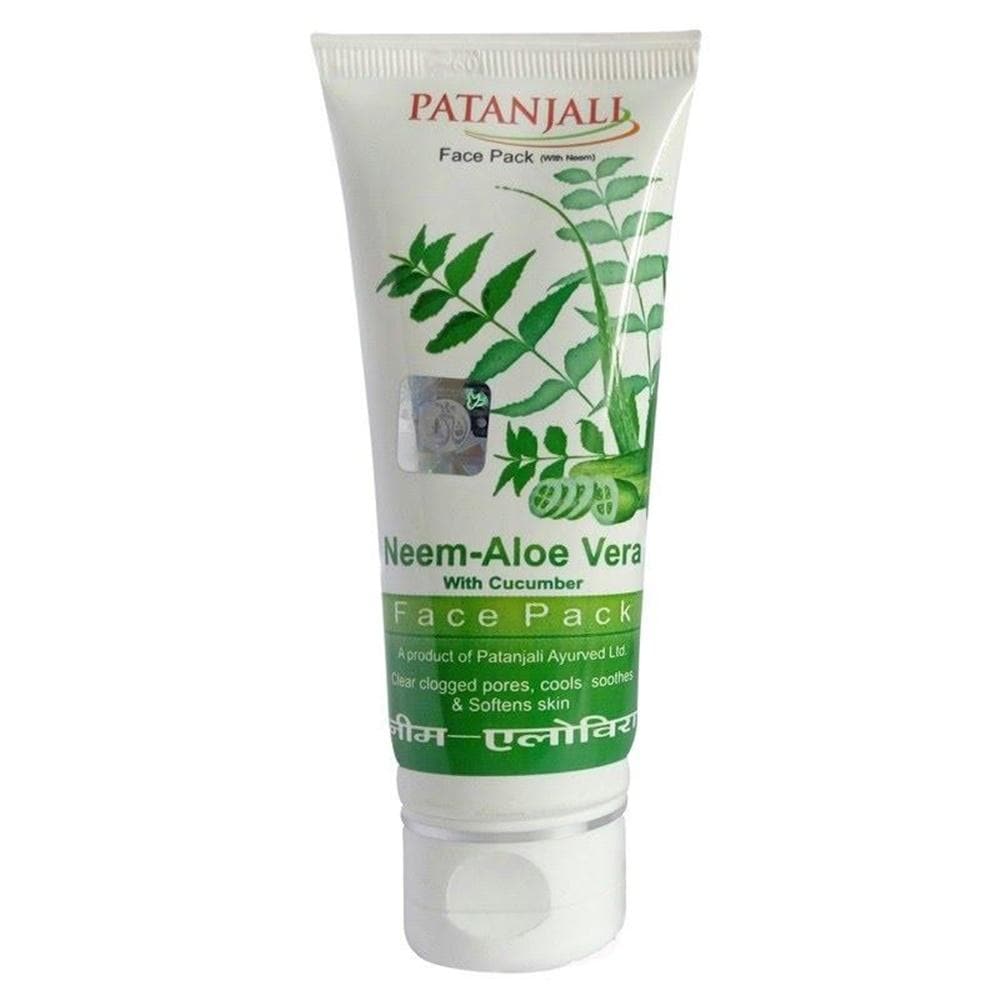 Patanjali Aloevera Neem Cucumber Face Pack 60Gm | Grab2Buy