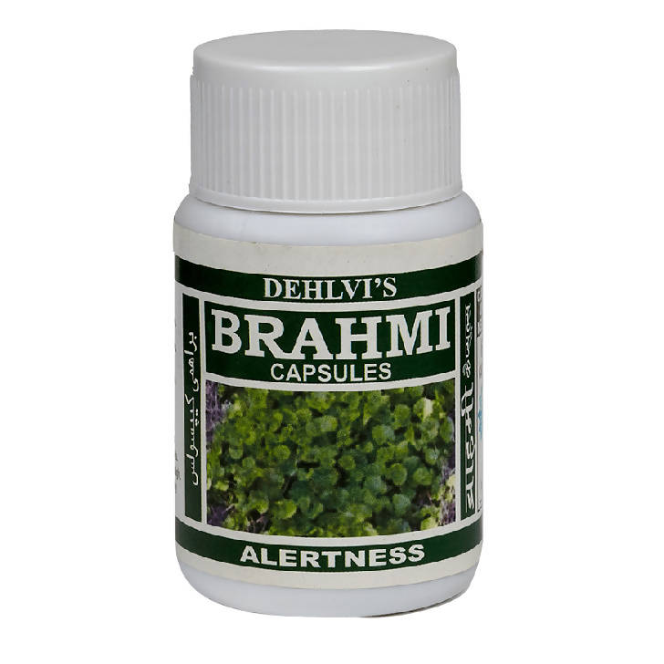 Dehlvi Brahmi Capsules | Bacopa Monnieri Ayurvedic Cognitive Support Herb