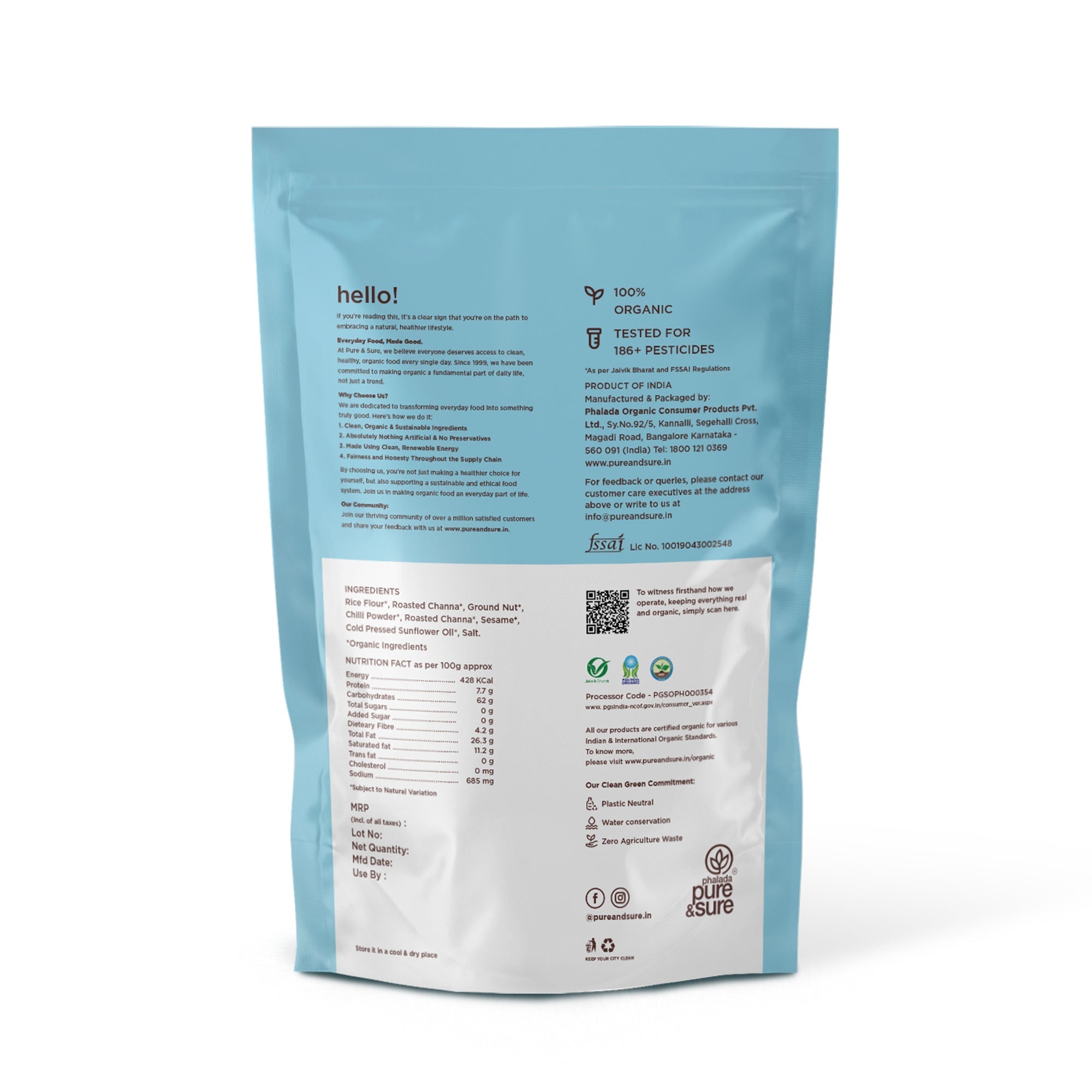 Pure & Sure Organic Nippat | Grab2Buy