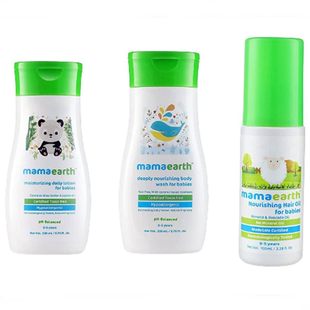 Mamaearth Nourishing Baby Care Combo | Grab2Buy
