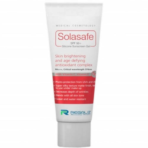 Regaliz Solasafe SPF 50+ Silicone Sunscreen Gel | Grab2Buy