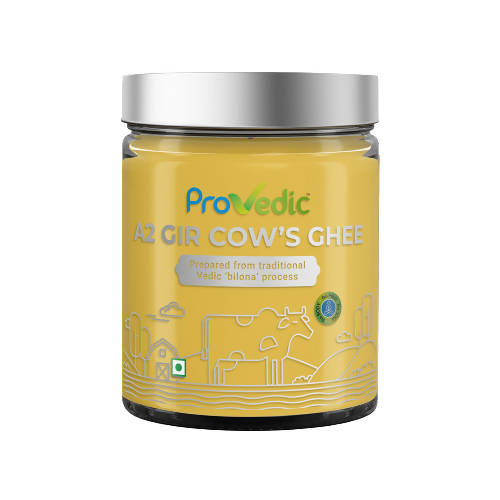 ProVedic A2 Gir Cow's Ghee | For Healthy & Strong Immunity | Prepared using Hand-Churning | Bilona Process | Pure Gir Cow Ghee | Bilona Desi Ghee | Grab2Buy