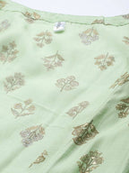 Yufta Silk Green Regular Dress Single | Grab2Buy
