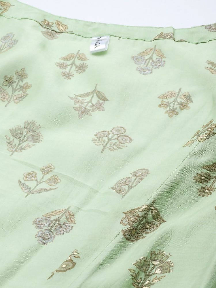 Yufta Silk Green Regular Dress Single | Grab2Buy