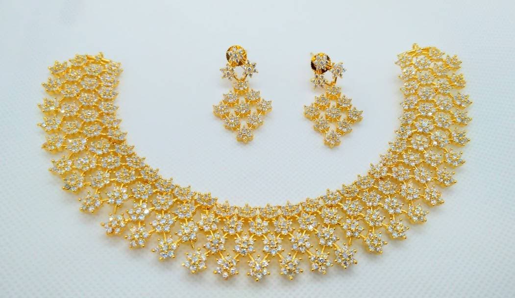 AD Bridal Necklace Set | Grab2Buy