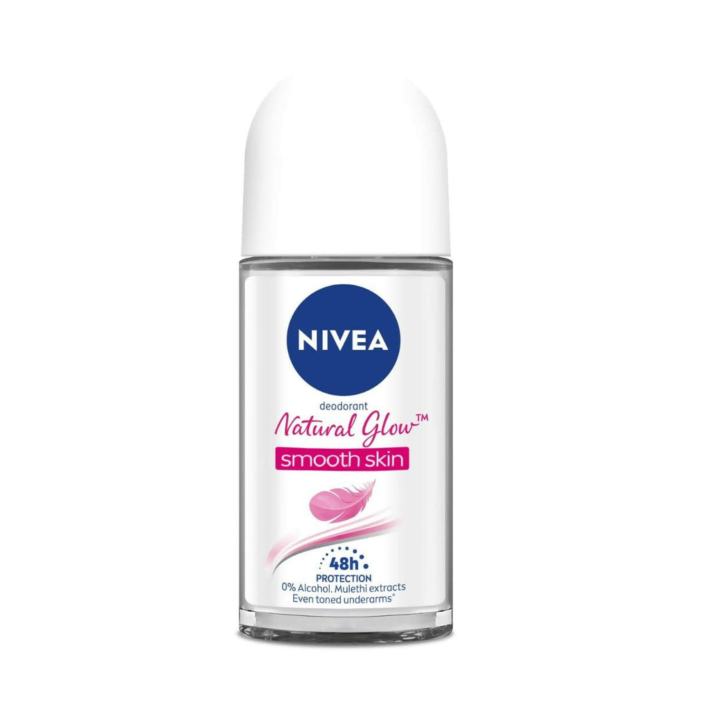 Nivea Natural Glow Smooth Skin Deodorant Roll On For Women | Grab2Buy