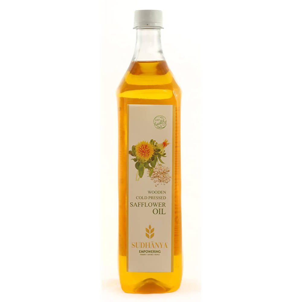 Sudhanya Safflower Oil - Wooden Cold Pressed | Grab2Buy
