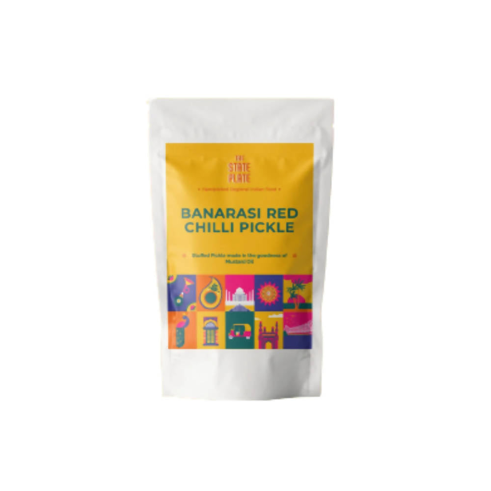 The State Plate Banarasi Stuffed Red Chilli Pickle | Grab2Buy