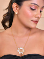 VOJ Women Gold Color stainless steel Jewellery Set | Grab2Buy