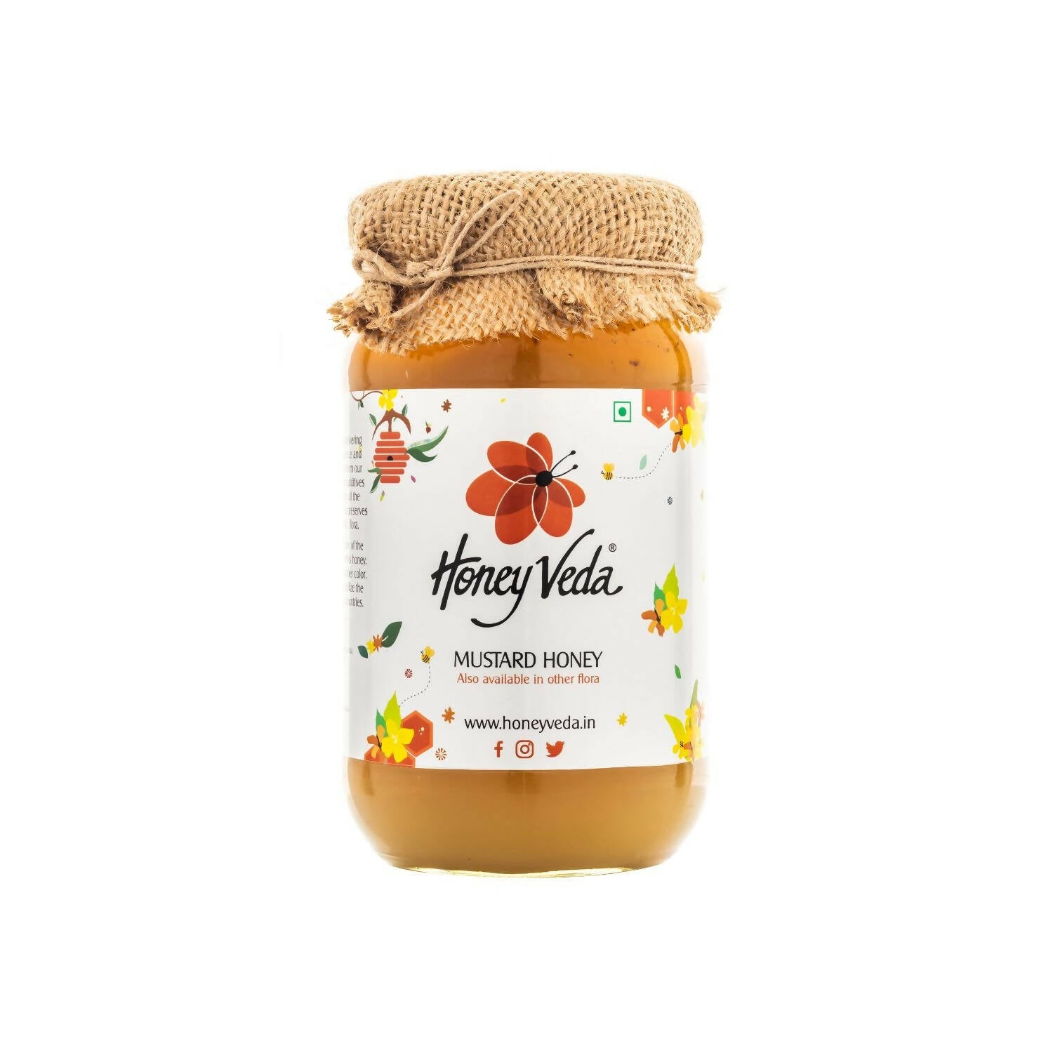 HoneyVeda Premium Raw Mustard Honey | Grab2Buy