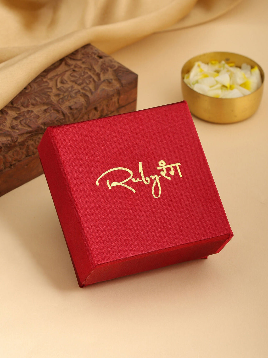 Ruby Raang Floral Aura Studs | Grab2Buy