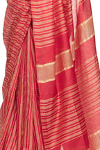 Mominos Fashion Red Color Bhagalpuri Saree | Grab2Buy