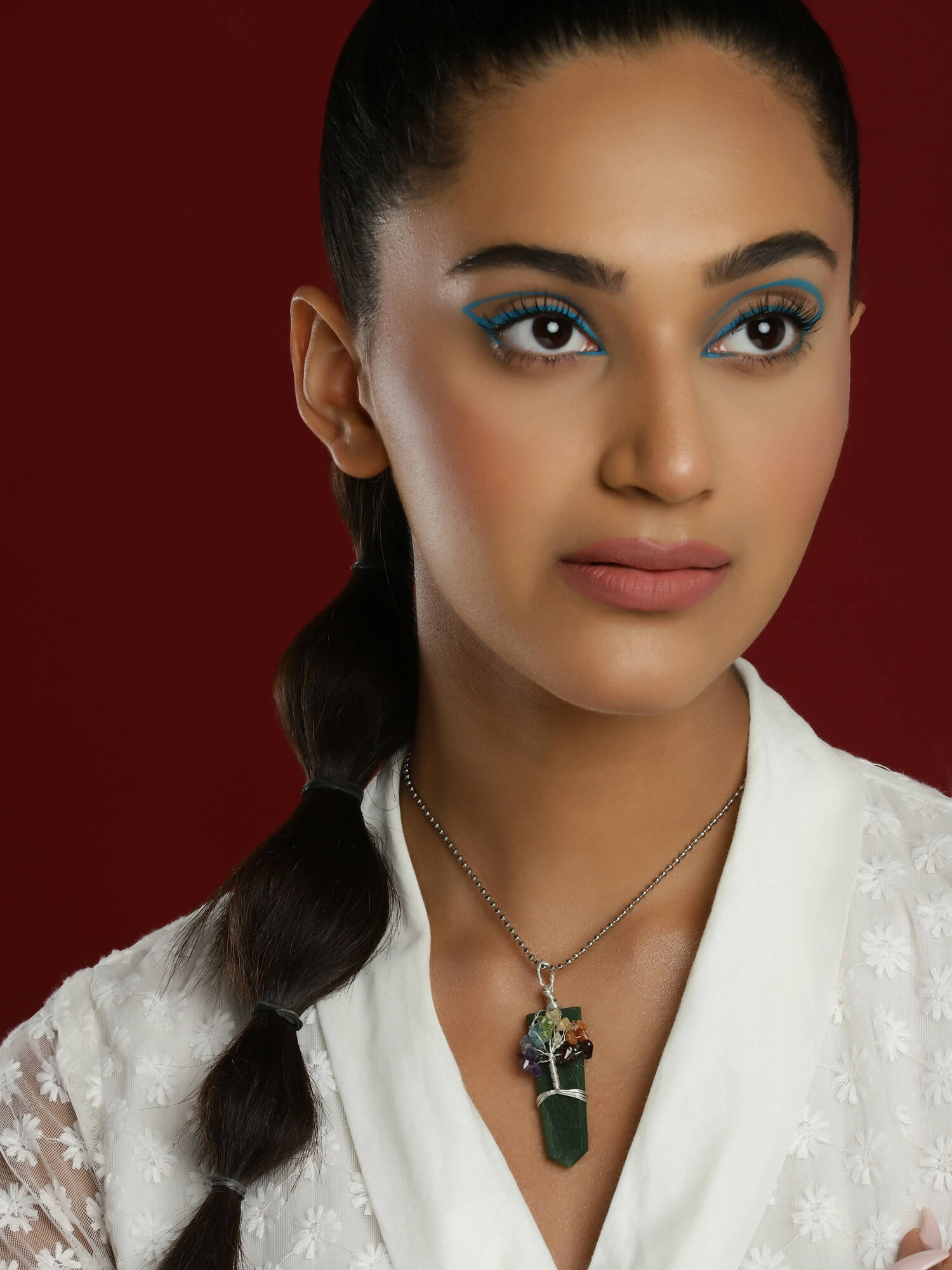 Women's Silver-Plated Necklace - Ruby Raang | Grab2Buy