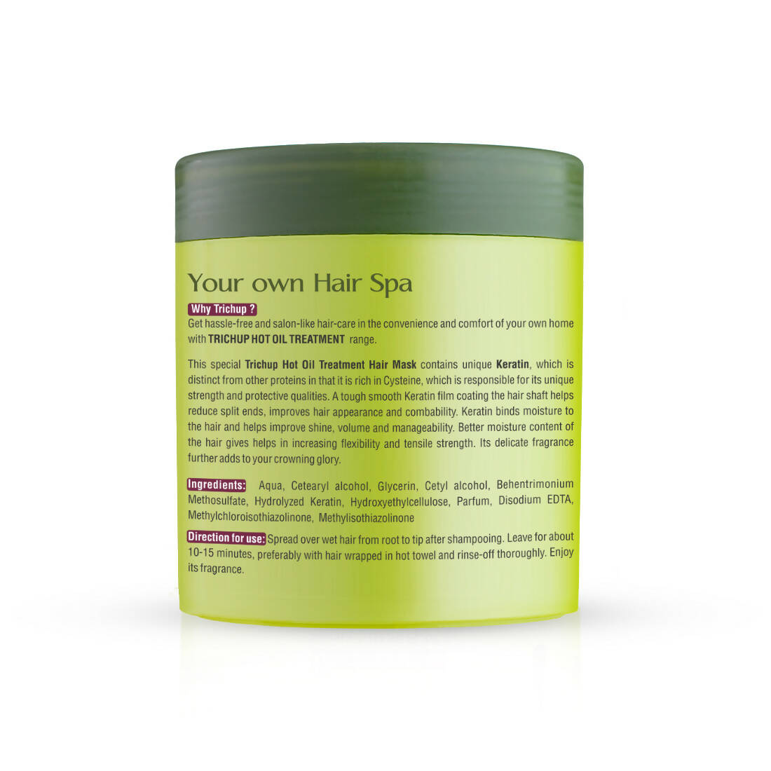 Vasu Healthcare Trichup Keratin Hot Oil Treatment Hair Mask | Grab2Buy