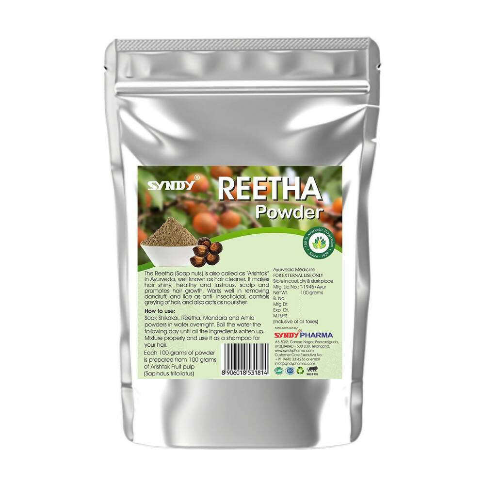 Syndy Pharma Reetha Powder for Hair | Grab2Buy