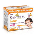 Santoor Baby Bathing Soap with Milk Cream, Saffron, & Almond Oil | Grab2Buy