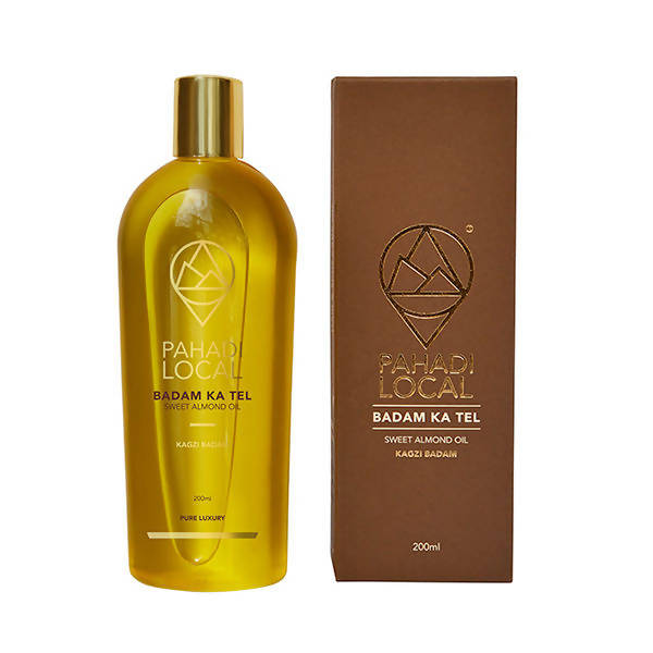 Pahadi Local Sweet Almond (Badam Ka Tel) Skin & Hair Oil | Grab2Buy