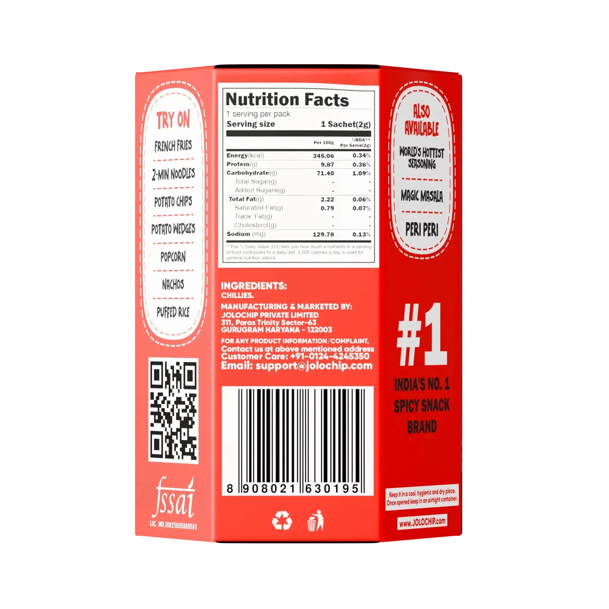 Jolospice Chilli Flakes | Grab2Buy