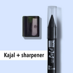 Blue Heaven Get Bold Pencil Kajal With Free Sharperner Or Comphor & Castor Oil - Black | Grab2Buy
