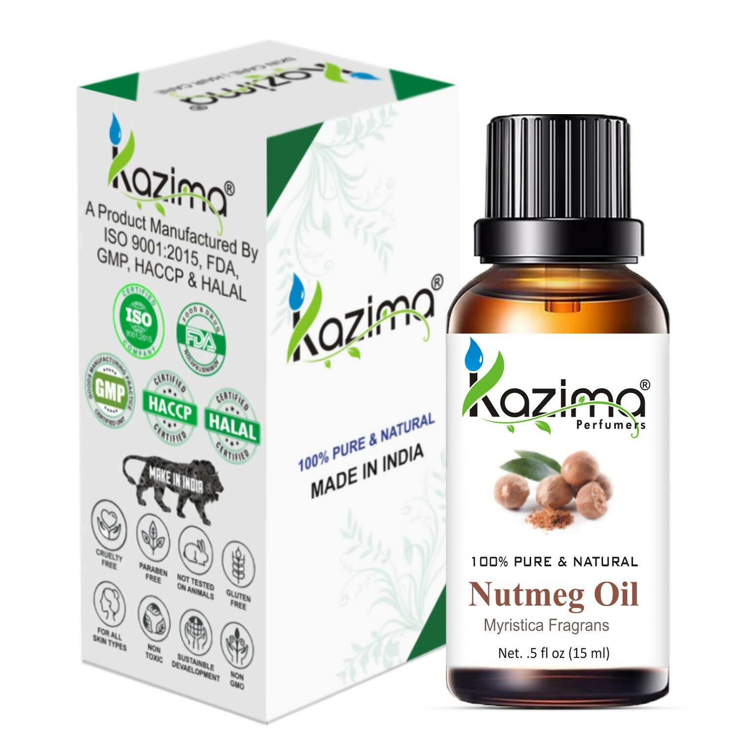 Kazima Nutmeg Essential Oil | Grab2Buy