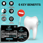 Rivona Naturals Activated Charcoal Teeth Whitening Powder | Grab2Buy