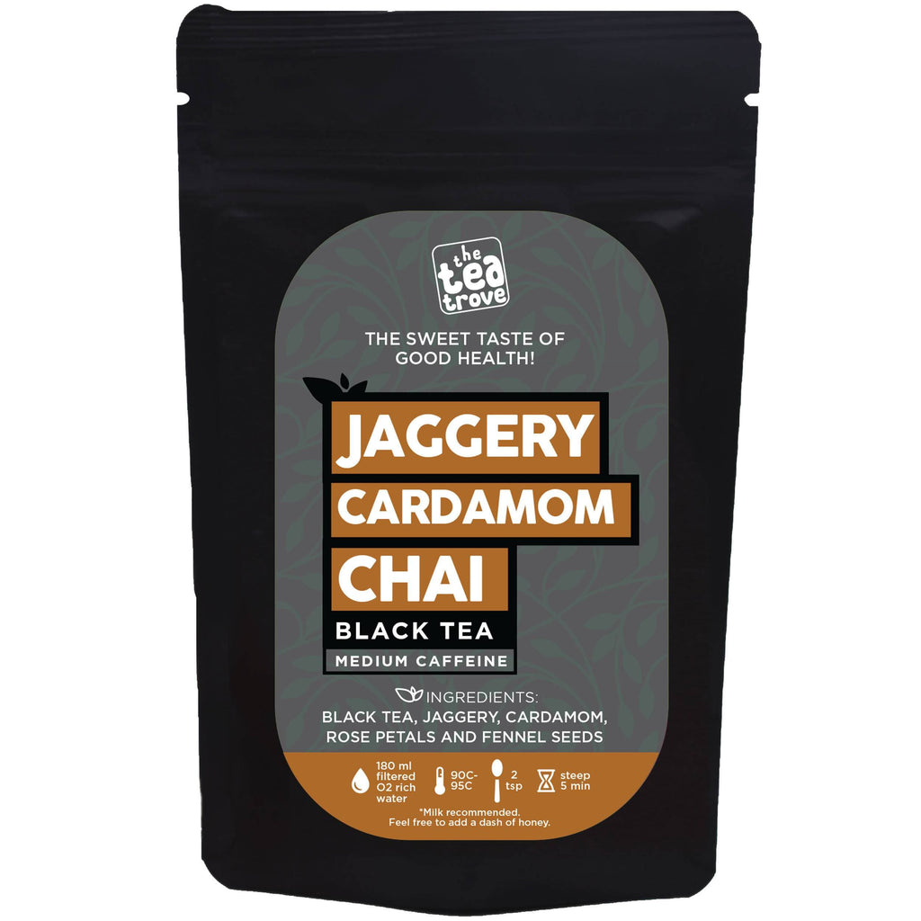 The Tea Trove - Jaggery Cardamom Chai Black Tea | Grab2Buy