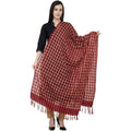 A R Silk Golder Box Regular Dupatta Color Mehroon Dupatta or Chunni | Grab2Buy