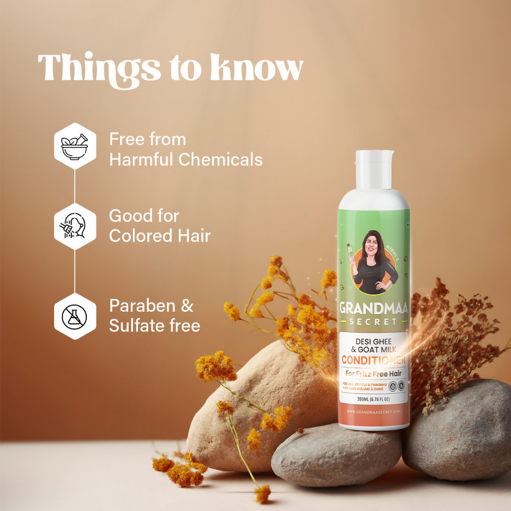 Nidhi's Grandmaa Secret Desi Ghee and Goat Milk Conditioner | Grab2Buy