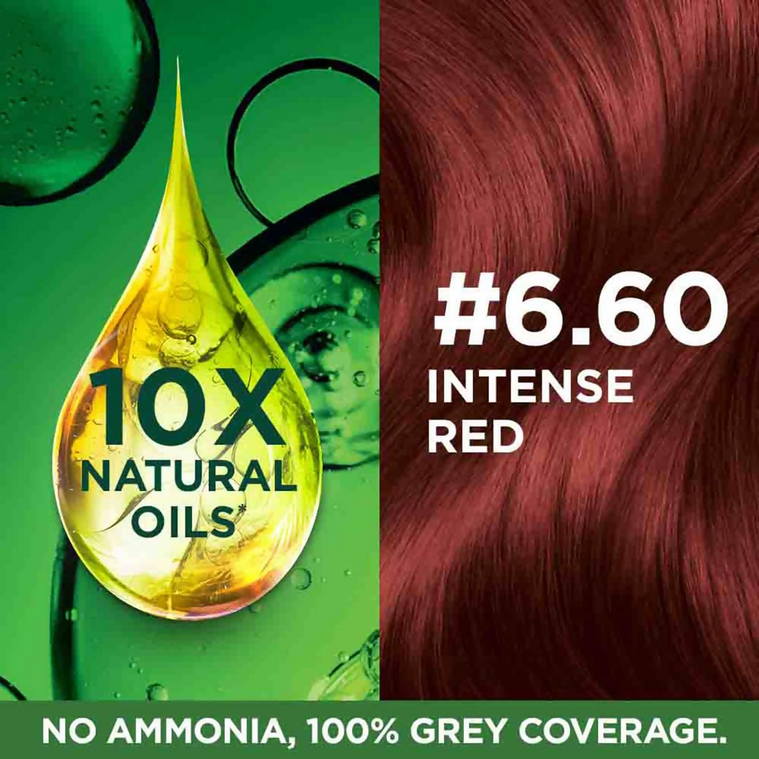 Garnier Color Naturals Creme Riche Hair Color - Shade 6.60 Intense Red | Grab2Buy