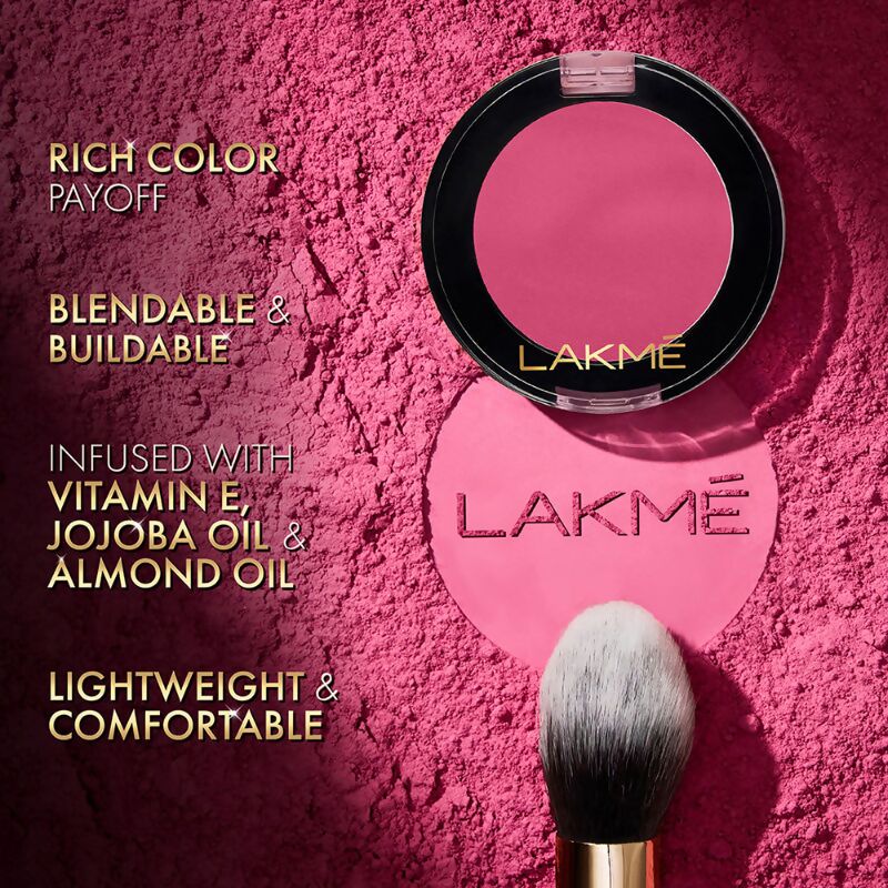 Lakme Face It Blush - Perfect Plum | Grab2Buy