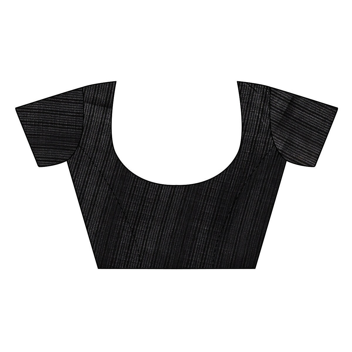 Vamika Black Kalamkari With Jhalar Khadi Silk Saree | Grab2Buy