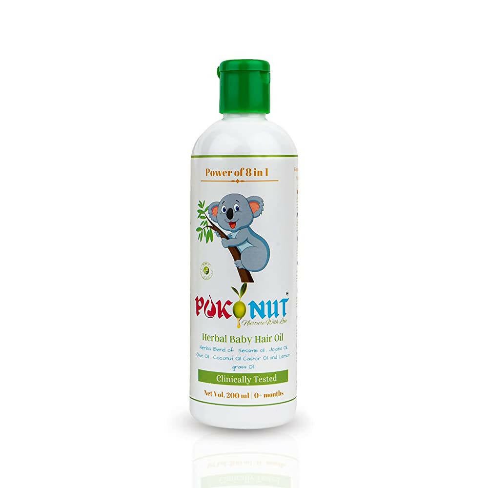 Pokonut Herbal Chemical Free Baby Hair Oil | Grab2Buy