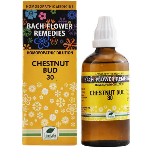 New Life Homeopathy Bach Flower Remedies Chestnut Bud Dilution | Grab2Buy