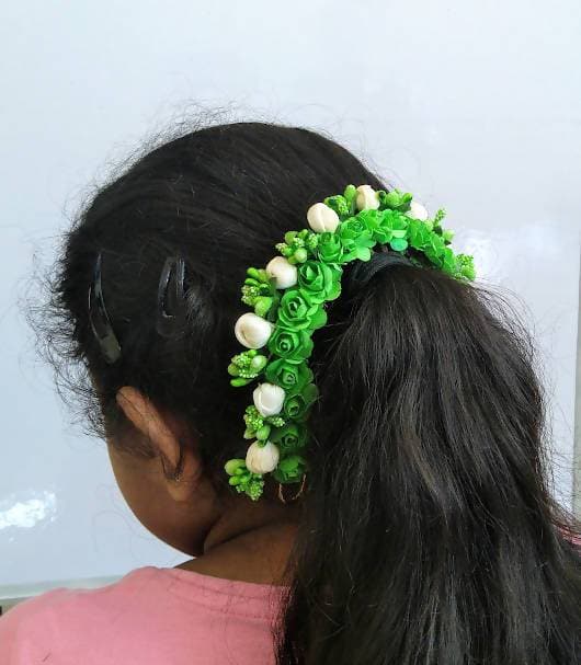 Green Flower Gajra | Grab2Buy