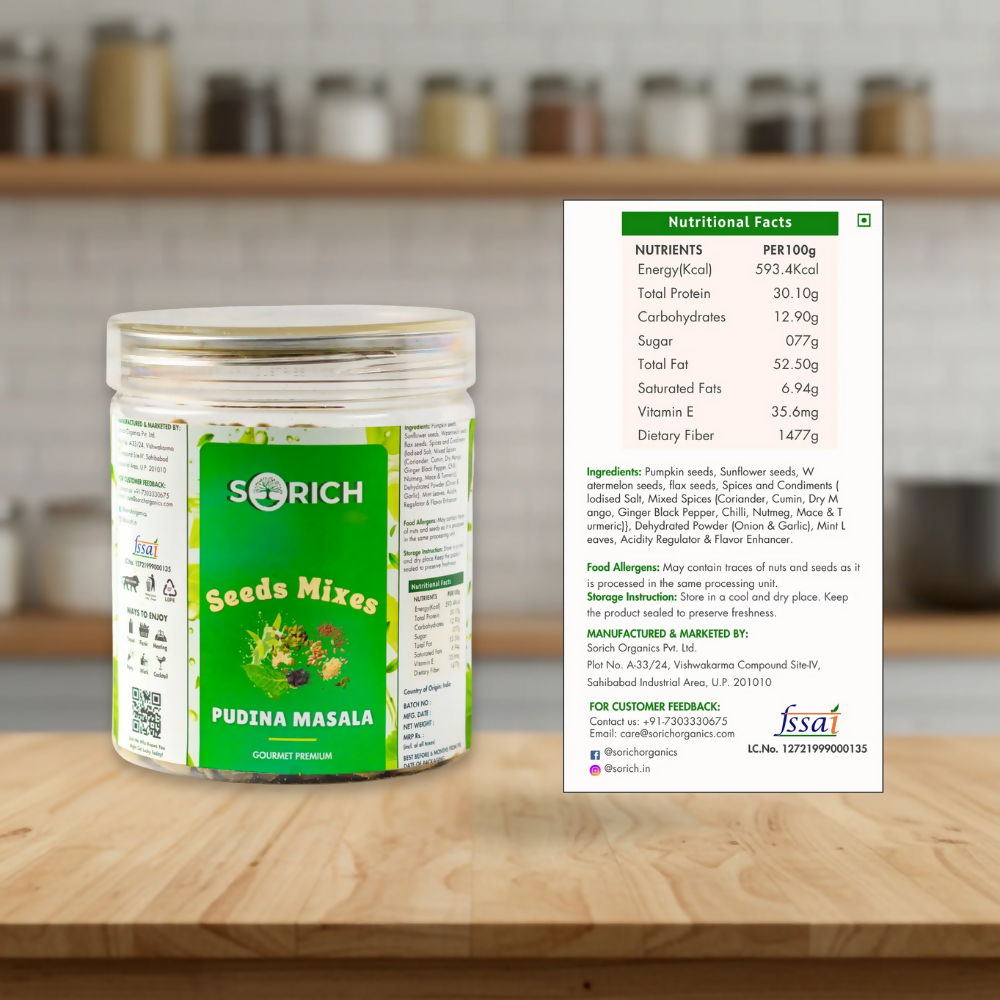 Sorich Organics Pudina Treat Seeds Mix | Grab2Buy