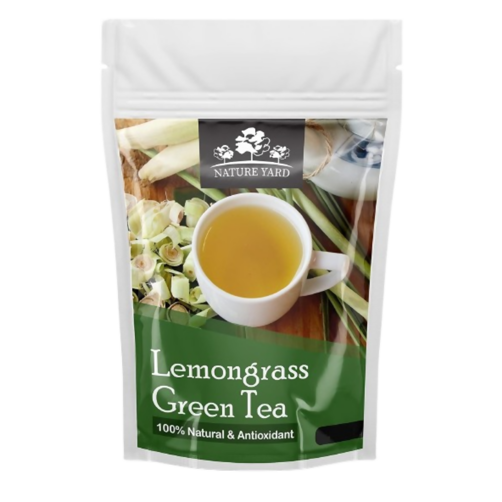 Nature Yard Pure organic Lemon grass Herbal green Tea Leaves | Grab2Buy