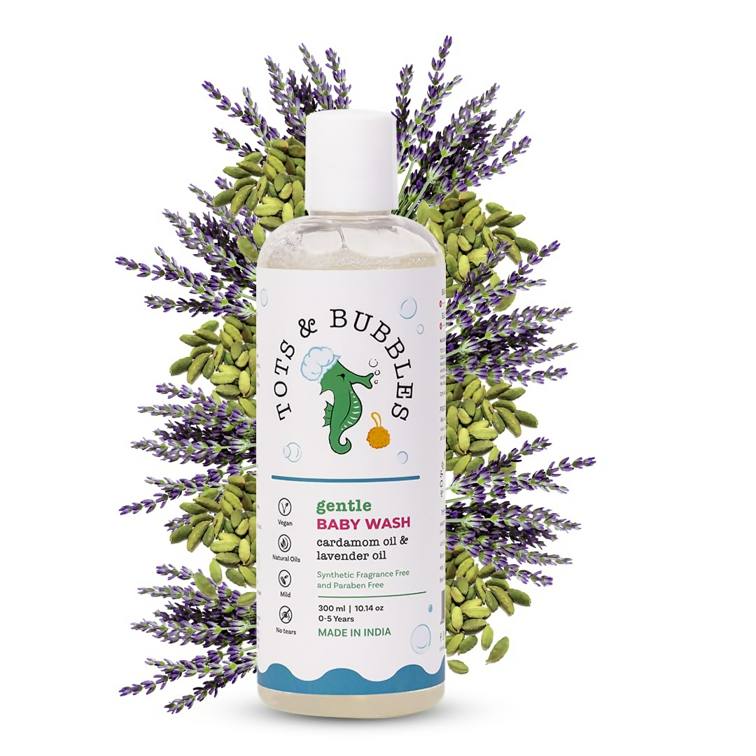 Tots & Bubbles Gentle Baby Body Wash with Natural Lavender & Cardamom Oil | Grab2Buy