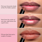 Mila Beaute Pro Matte Long Lasting Creamy Matte Finish Lipstick - Rekha
