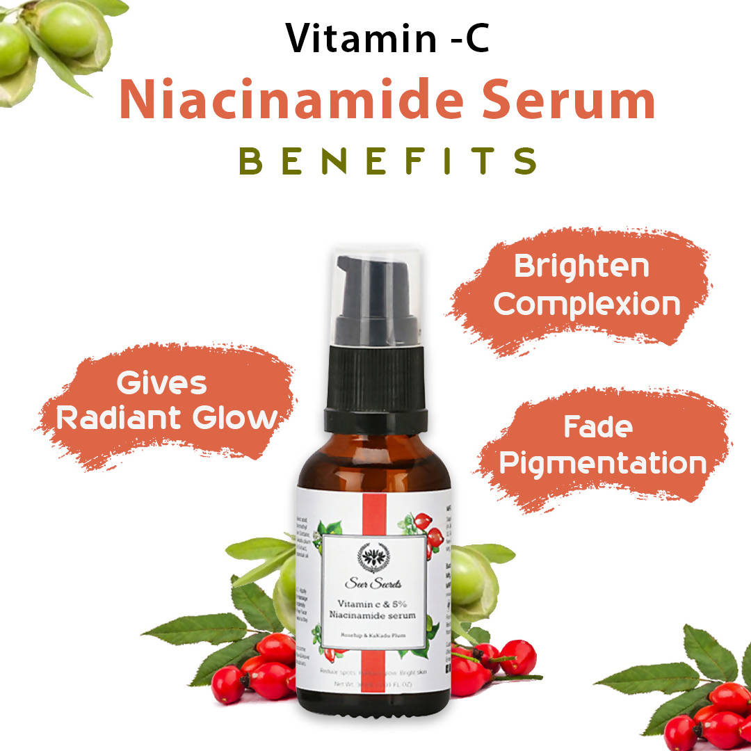 Seer Secrets Vitamin C & 5% Niacinamide Serum | Grab2Buy