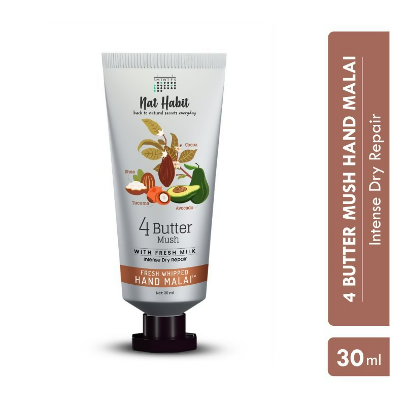 Nat Habit 4 Butter Mush Hand Malai Hand Cream | Grab2Buy