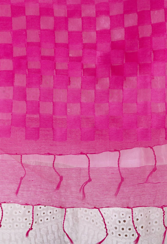 Mominos Fashion Pink Buta Cut Dupatta | Grab2Buy