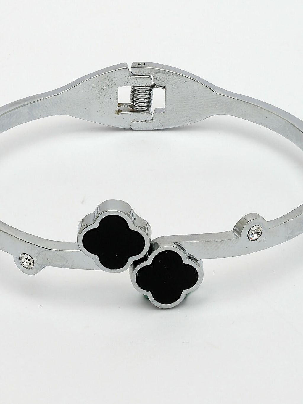 NVR Women's Set of 2 Gold & Silver Cuff Bracelet