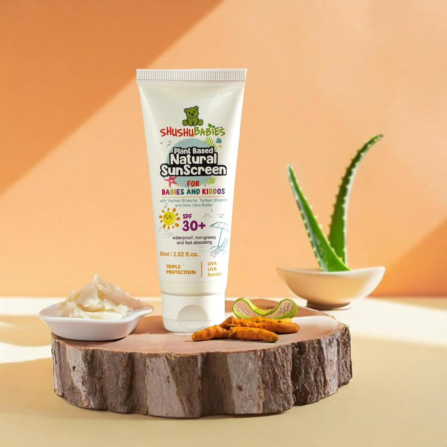ShuShu Babies Sunscreen For Babies & Kids , SPF 30+ (under 0-12 Years) | Grab2Buy