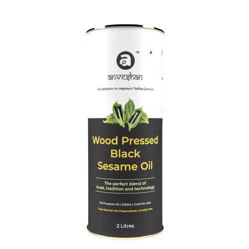 Anveshan Wood Pressed Black Sesame Oil | Grab2Buy