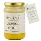 Praakritik Natural Desi Gir Cow A2 Ghee | Organic Grassfed - Vegetarian GMO Free Lactose Free - Cow Ghee | Grab2Buy