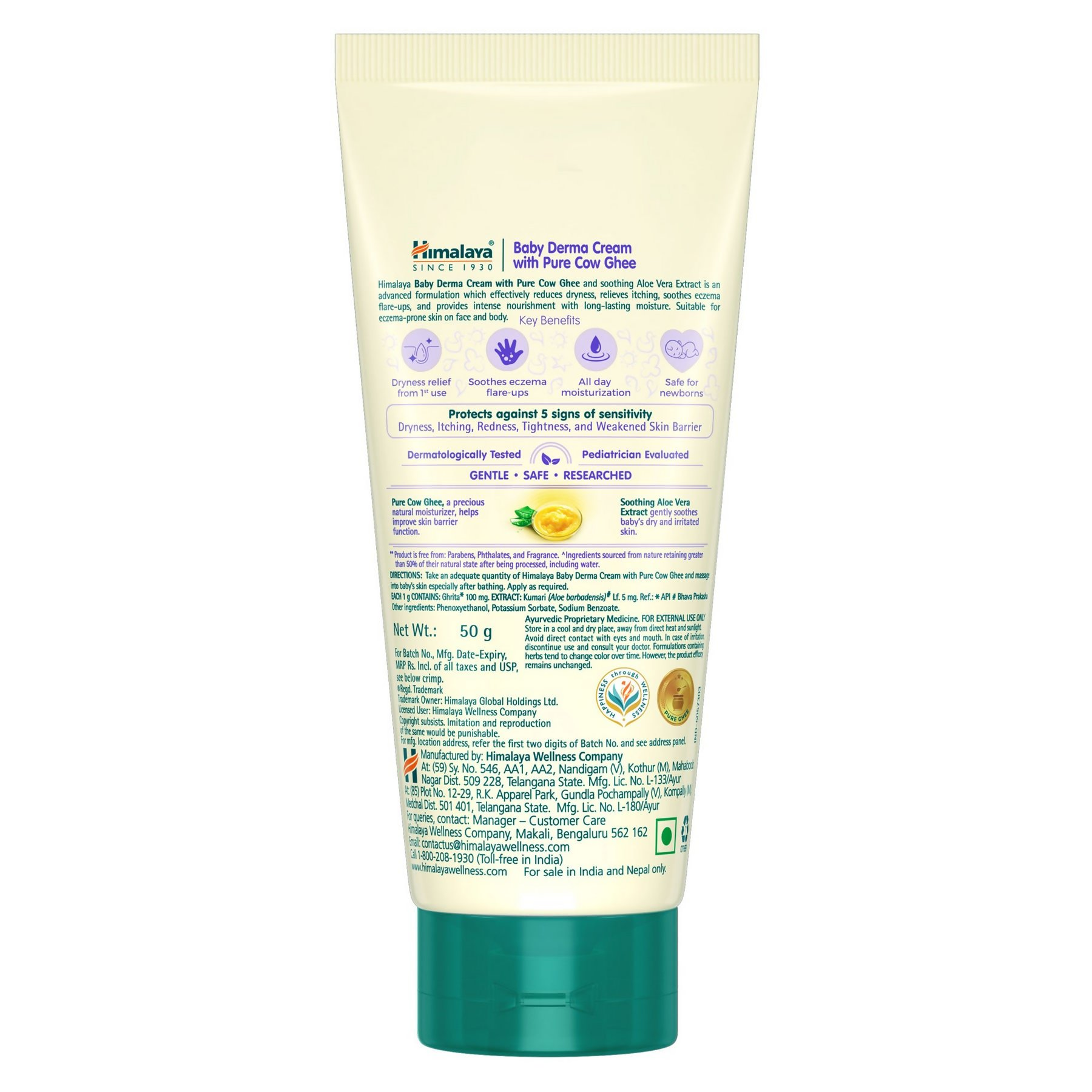 Himalaya Herbals Baby Derma Cream with Pure Cow Ghee | Grab2Buy