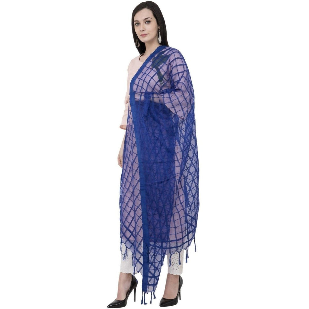 A R Silk Cotton Square Regular Dupatta Color Royal Dupatta or Chunni | Grab2Buy
