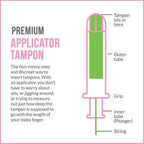 Sirona Premium Applicator Tampons - Regular Flow | Grab2Buy
